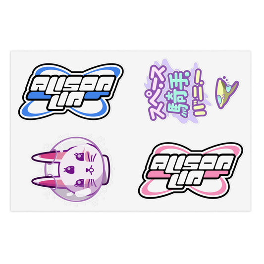 Space Bunny Sticker Sheet