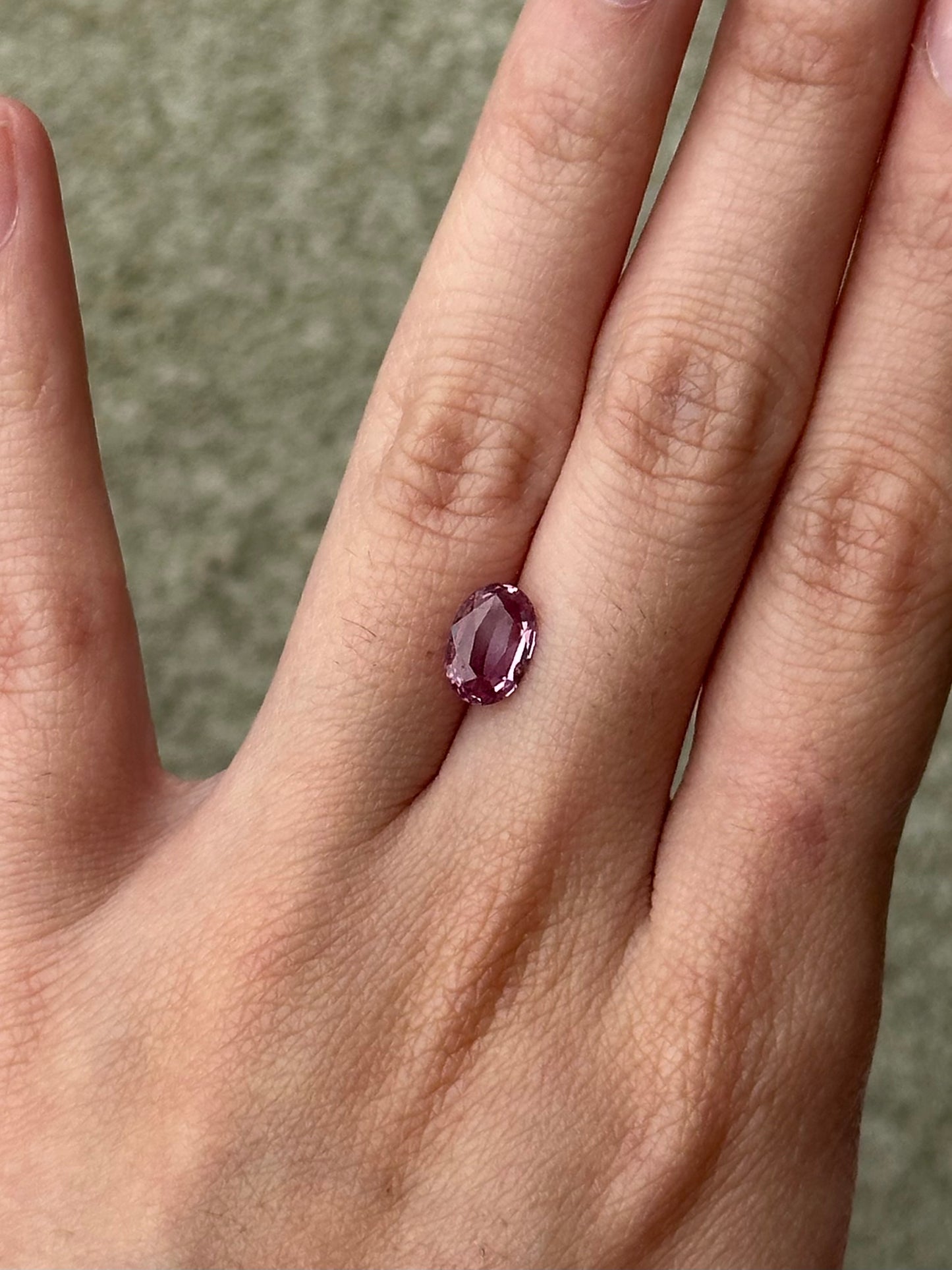 Pink Sapphire (oval) - 1.29 ct