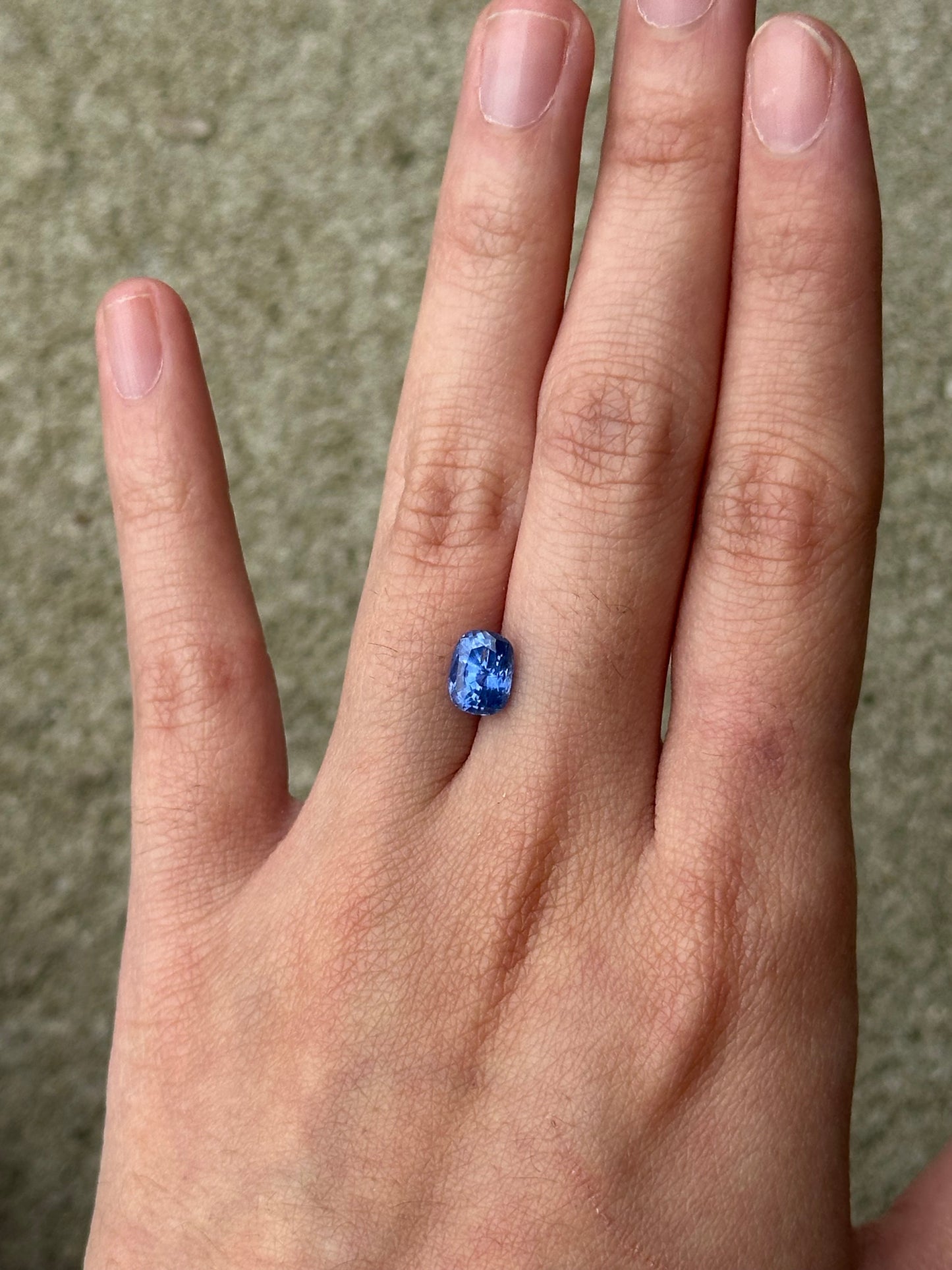 Blue sapphire (cushion) - 1.70 ct