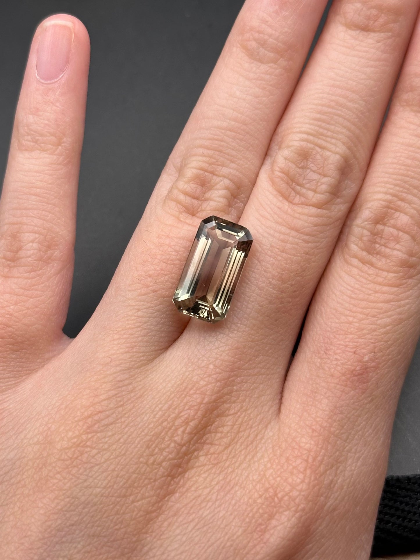 Oregon Sunstone (emerald cut) - 5.45 ct