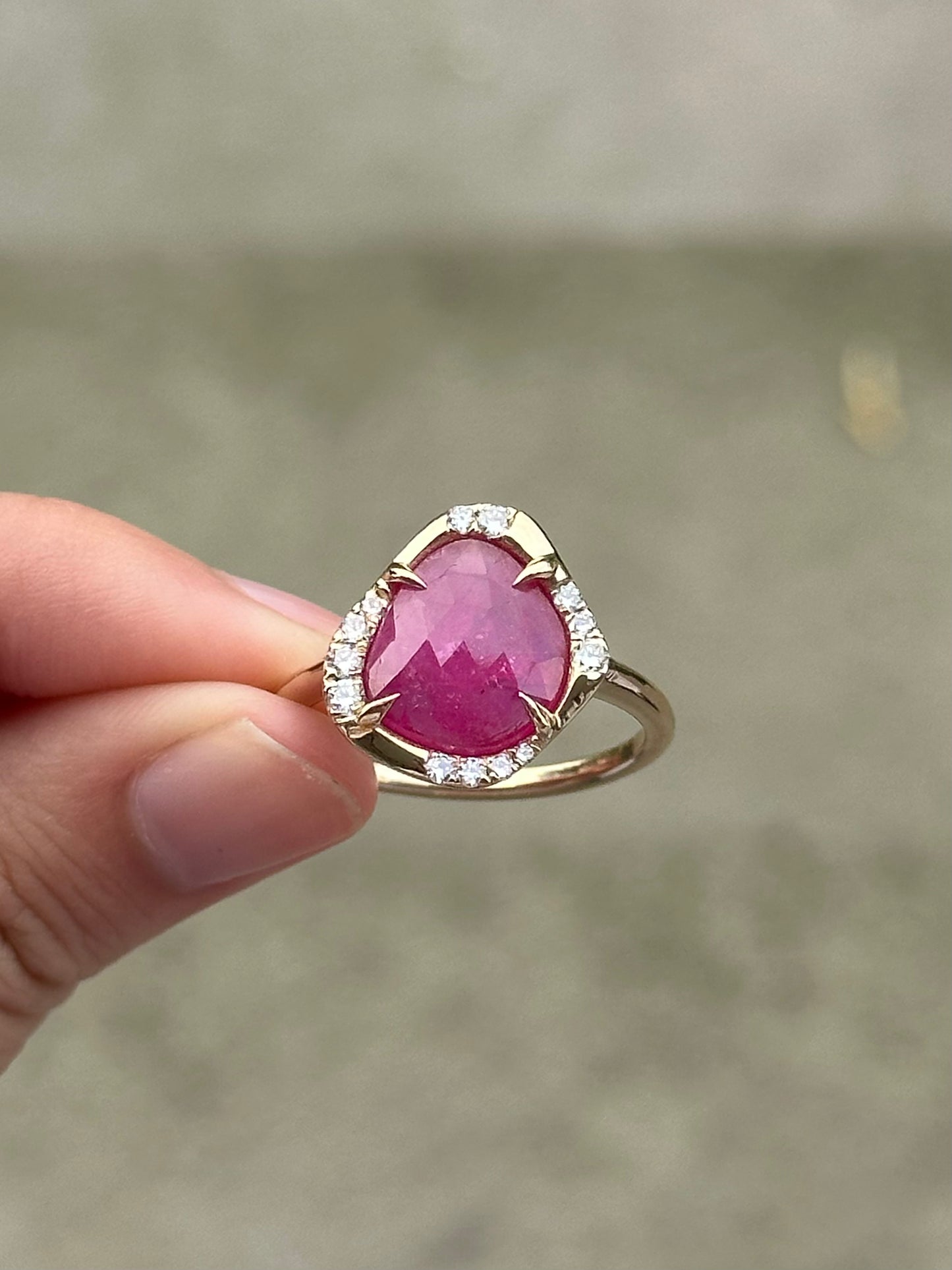 Alison Lin Pink Sapphire Ring