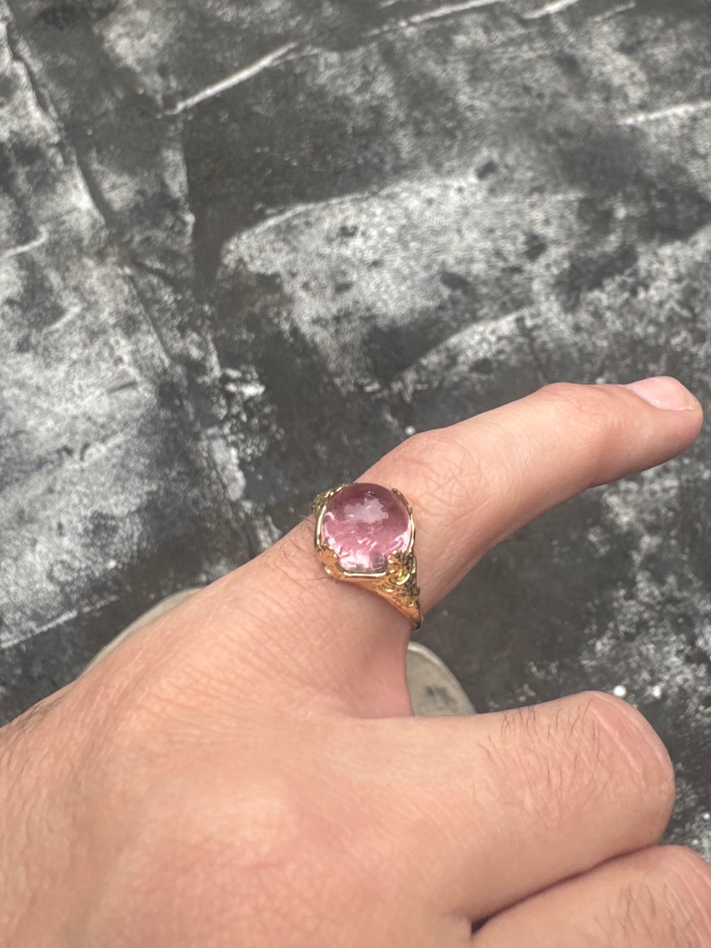 Alison Lin Tourmaline Cabochon Pirate Ring