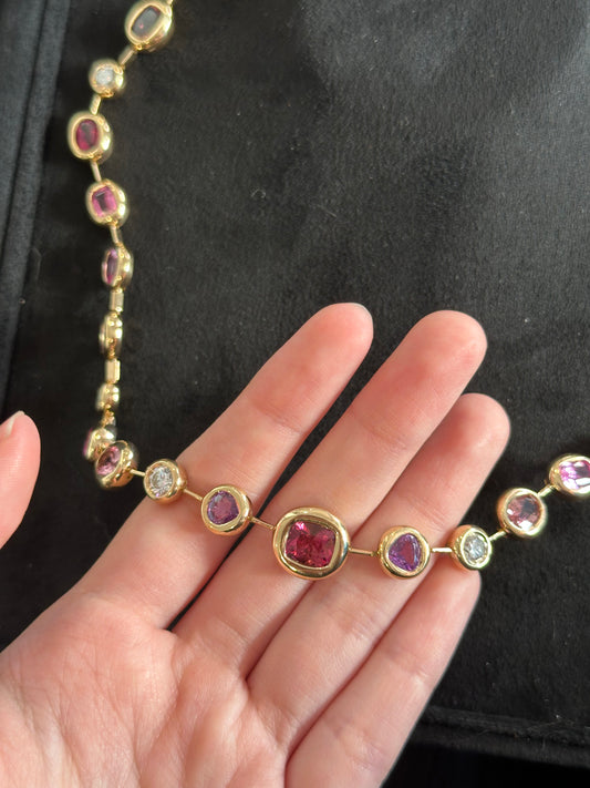 Alison Lin ‘I Love My Wife’ Bezel Necklace