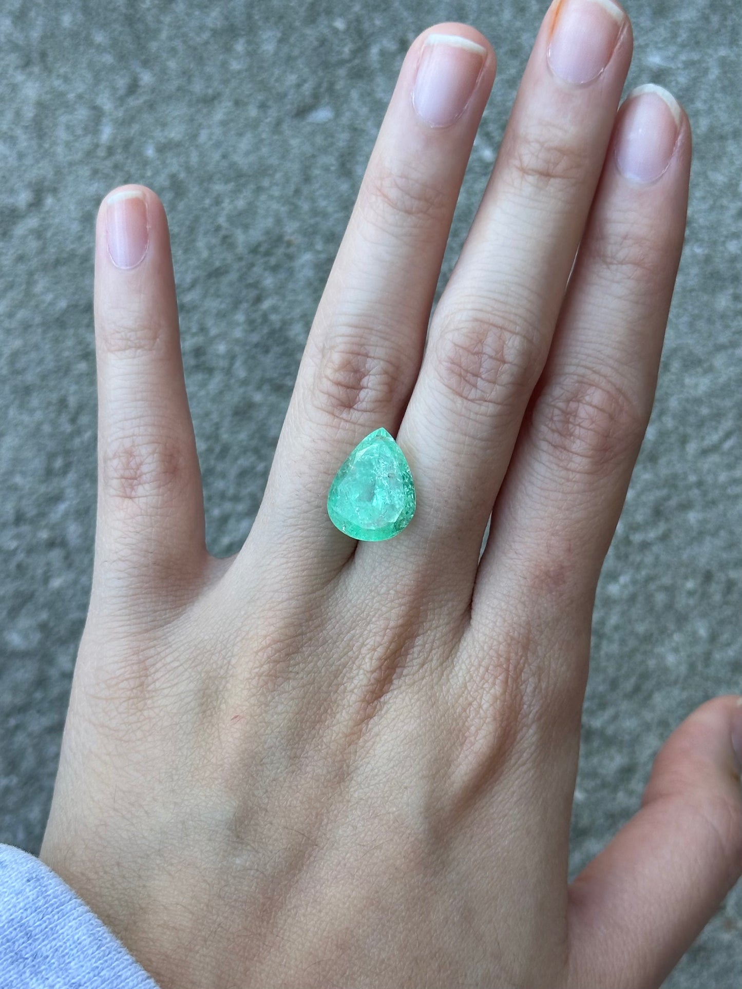 Colombian Emerald (pear) - 6.25 ct