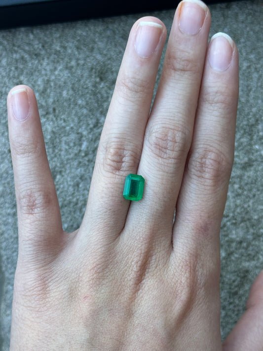 Zambian Emerald (emerald cut) - 1.7 ct