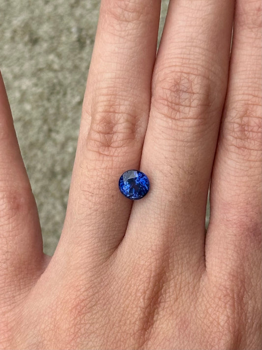 Blue Sapphire (round) - 1.48 ct