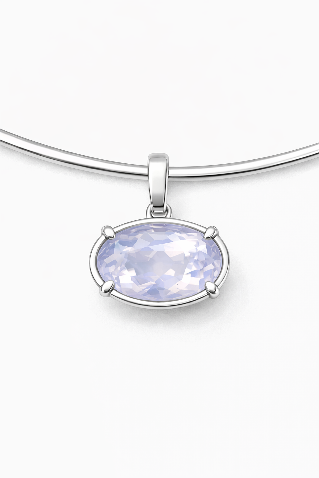 Lavender Moon Quartz Pendant