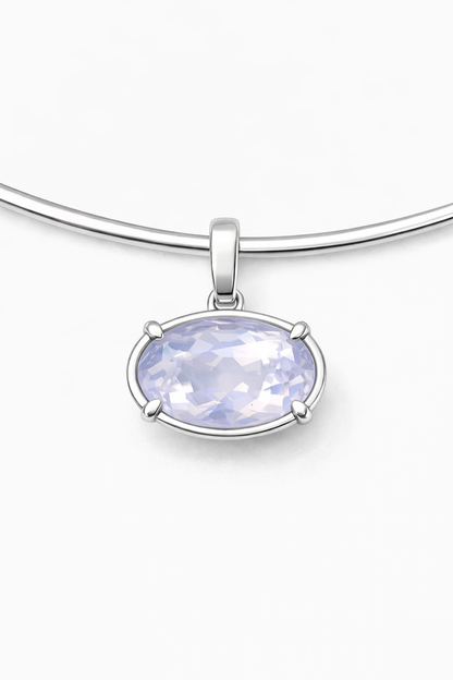 Lavender Moon Quartz Pendant