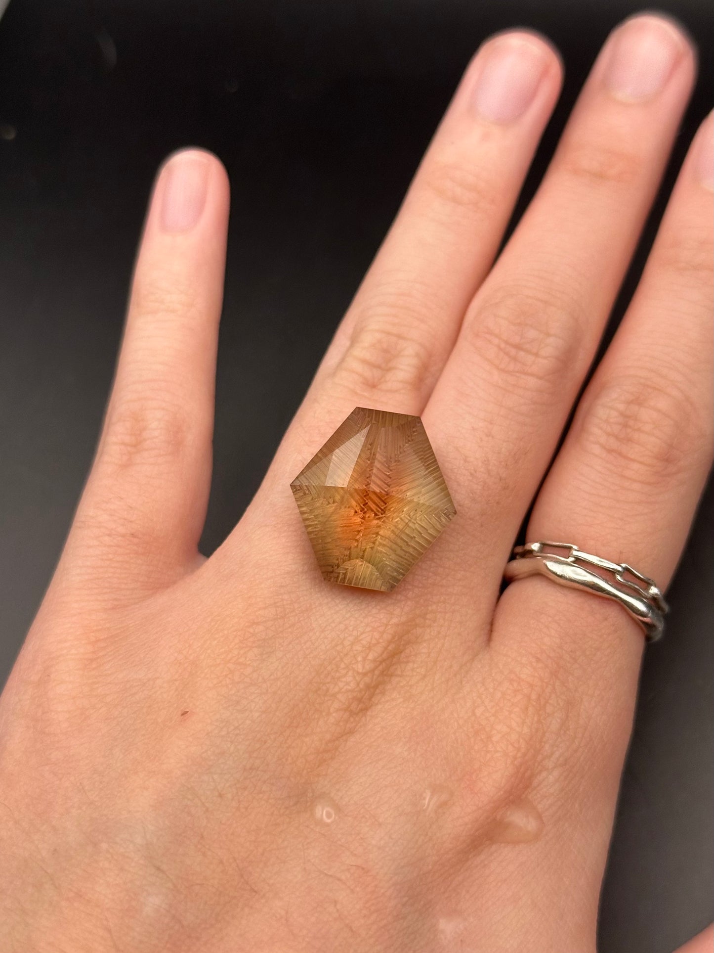 Fantasy Cut - Oregon Sunstone (17.5 ct)