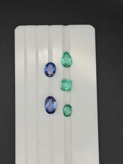 Emerald, Sapphire & Tanzanite