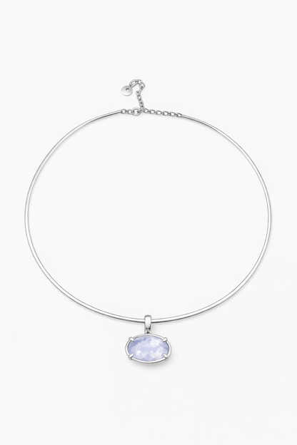 Lavender Moon Quartz Pendant