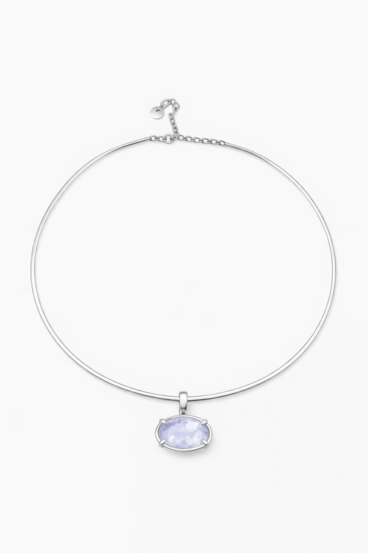 Lavender Moon Quartz Pendant