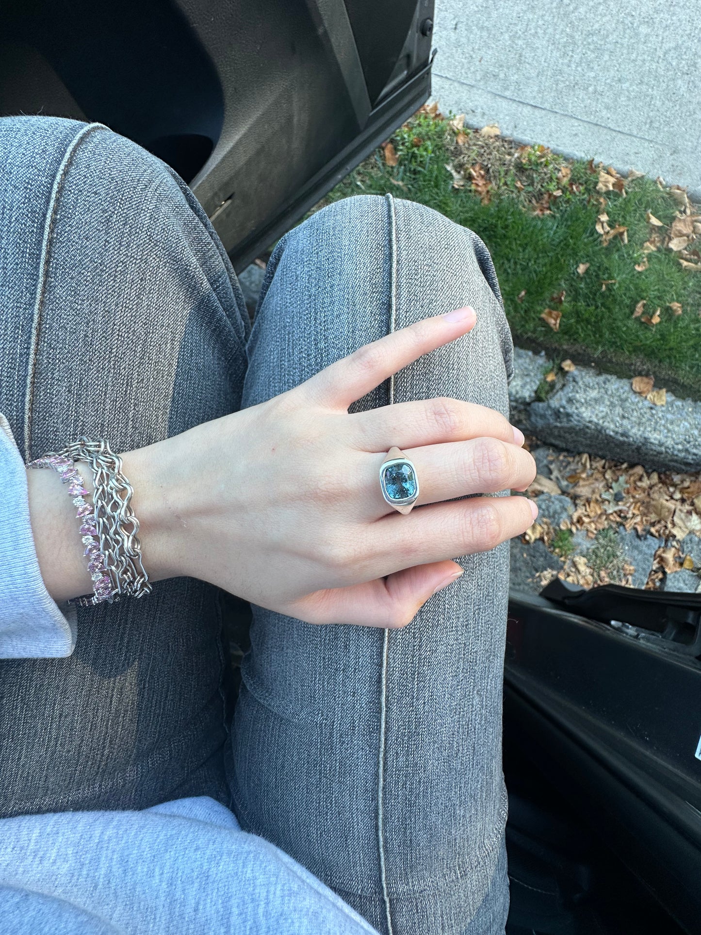 Alison Lin Bezel Set Spinel Ring