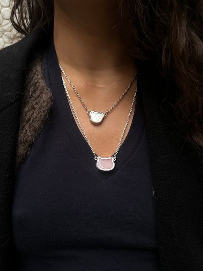 Alison Lin Kitty Cleef Necklace