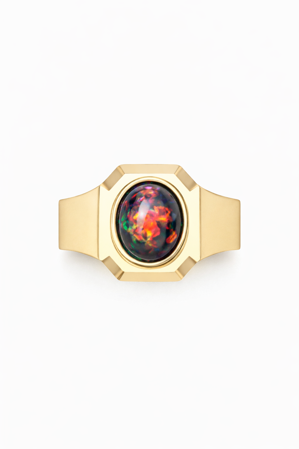 Black Opal 'Legacy’ Signet Ring