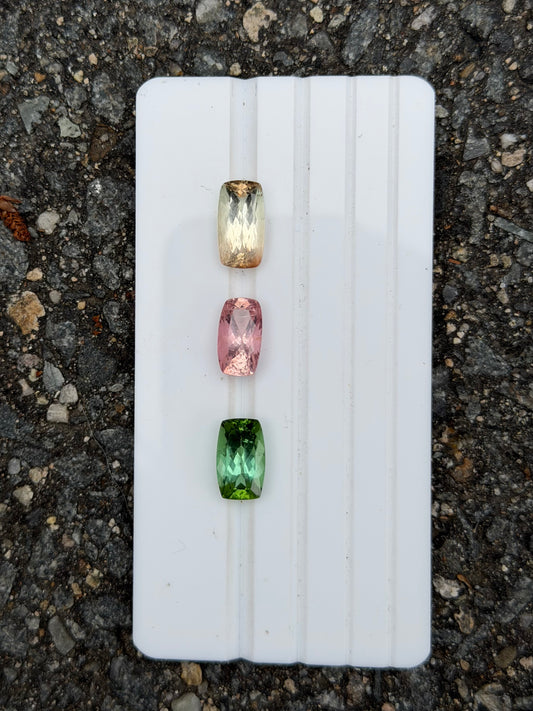 Elongated Cushion Tourmaline Capsule