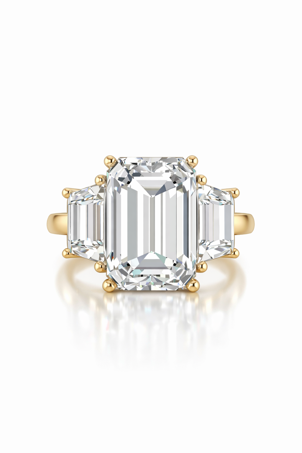 Emerald Cut Lab Diamond Ring
