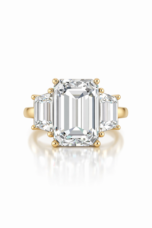 Emerald Cut Lab Diamond Ring