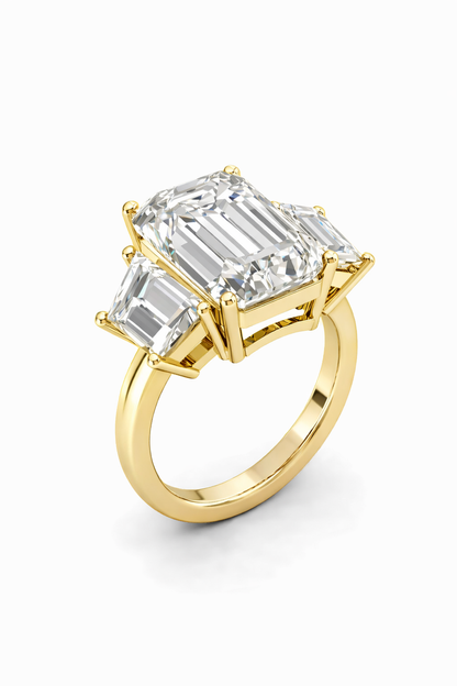 Emerald Cut Lab Diamond Ring