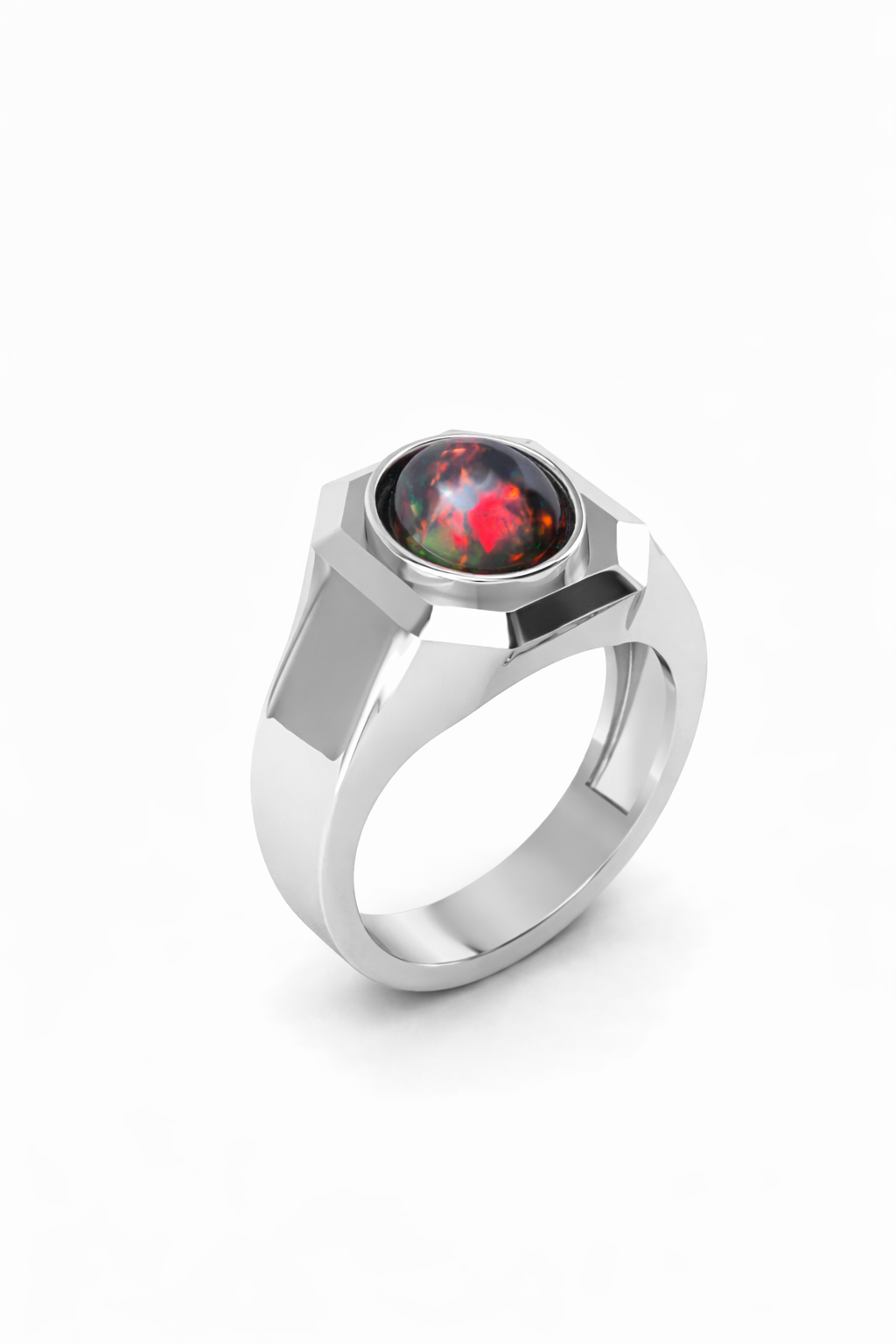 Black Opal 'Legacy’ Signet Ring