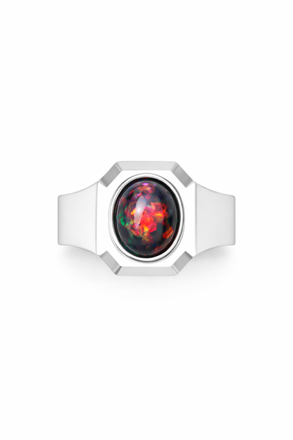 Black Opal 'Legacy’ Signet Ring