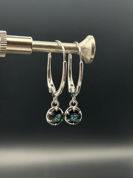 Alison Lin Blue Tourmaline Earrings