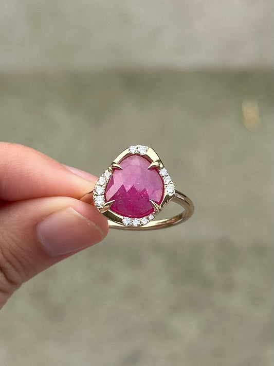 Alison Lin Pink Sapphire Ring