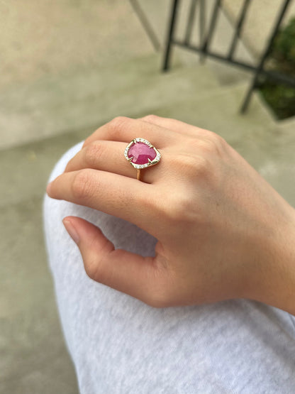 Alison Lin Pink Sapphire Ring