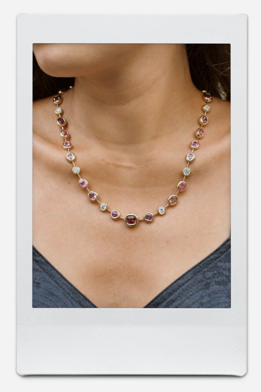 Alison Lin ‘I Love My Wife’ Bezel Necklace