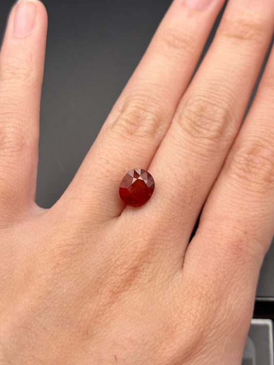 spessartite garnet oval - 3.05 ct