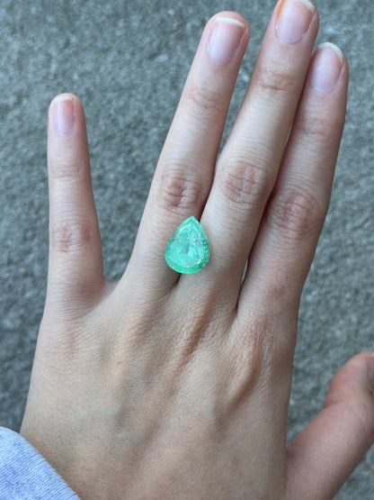 Colombian Emerald (pear) - 6.25 ct