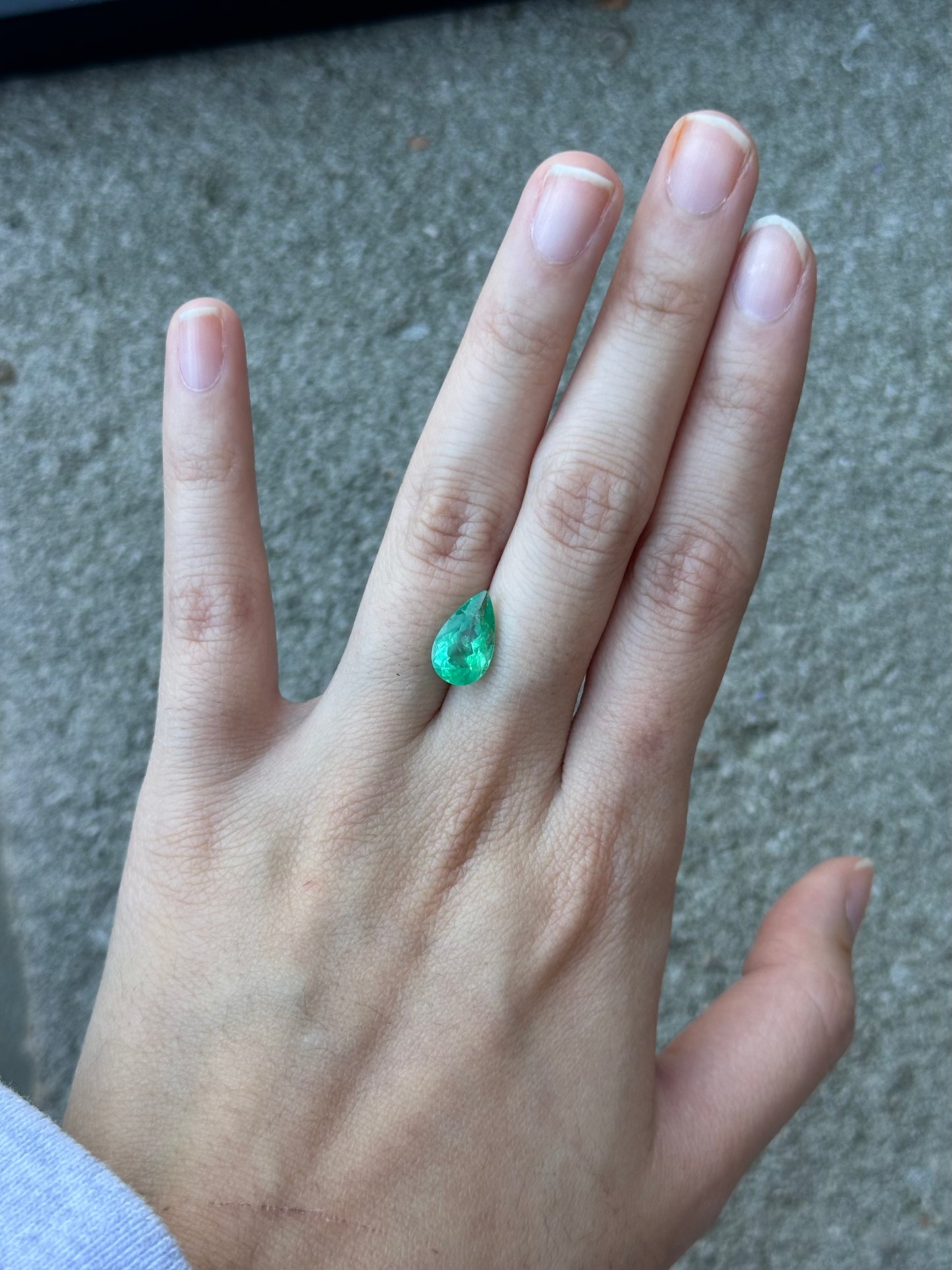 Colombian Emerald (pear) - 2.15 ct