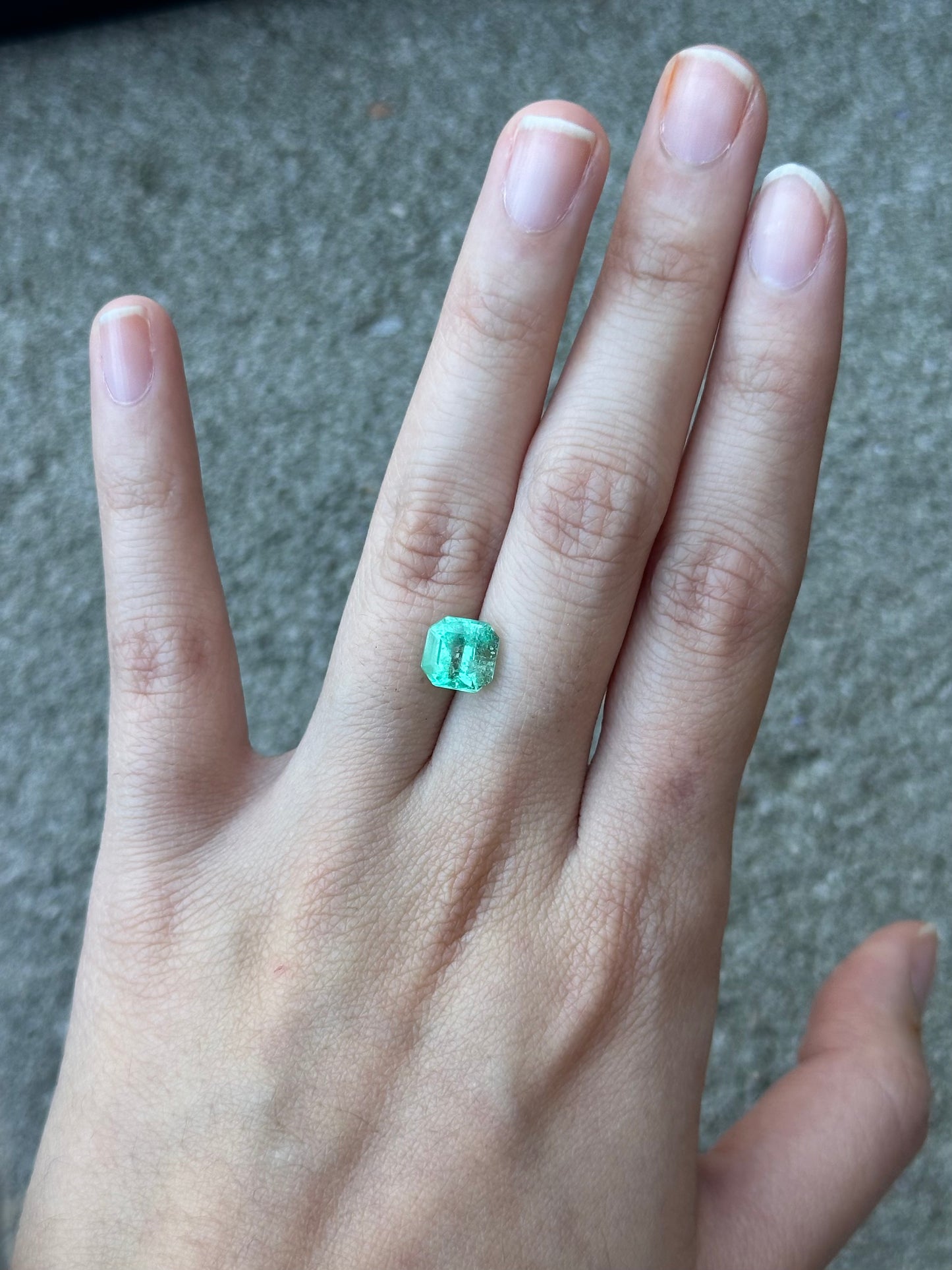 Colombian Emerald (emerald cut) - 1.95 ct