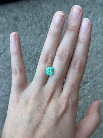 Colombian Emerald (emerald cut) - 1.95 ct