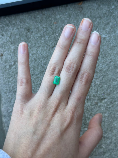 Colombian Emerald (emerald cut) - 1.15 ct