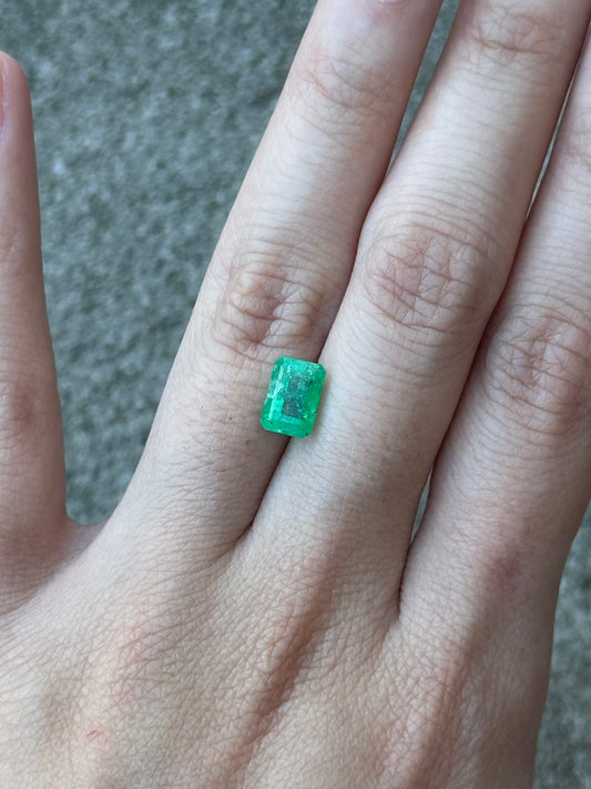 Colombian Emerald (emerald cut) - 1.15 ct