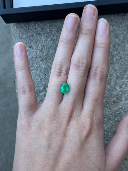 Zambian Emerald (oval) - 1.65 ct