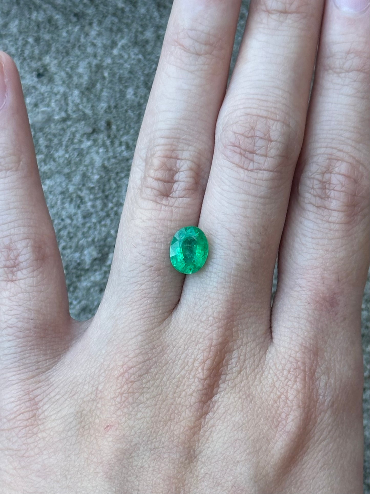 Zambian Emerald (oval) - 1.65 ct