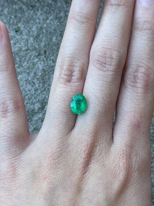 Zambian Emerald (oval) - 1.65 ct