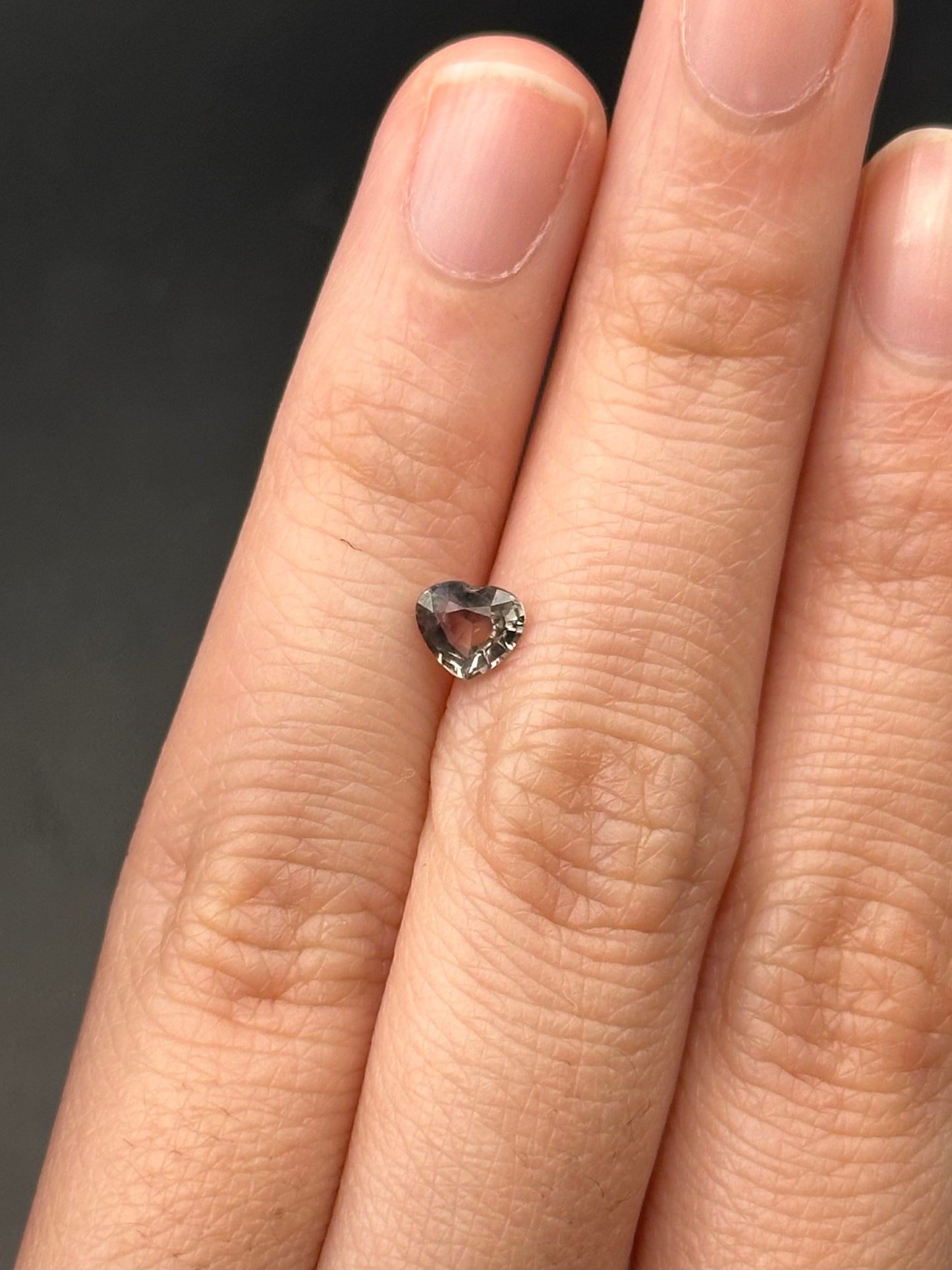 Yellowish Green  (heart) - .51 ct