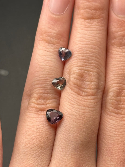 Pinkish Brown (heart) - .81ct