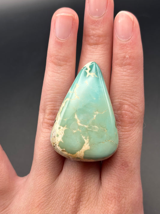 Royston Turquoise (pear) - 82 ct