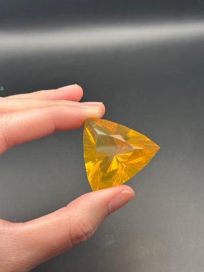 Oregon Fire Opal (trillion) - 73.05 ct