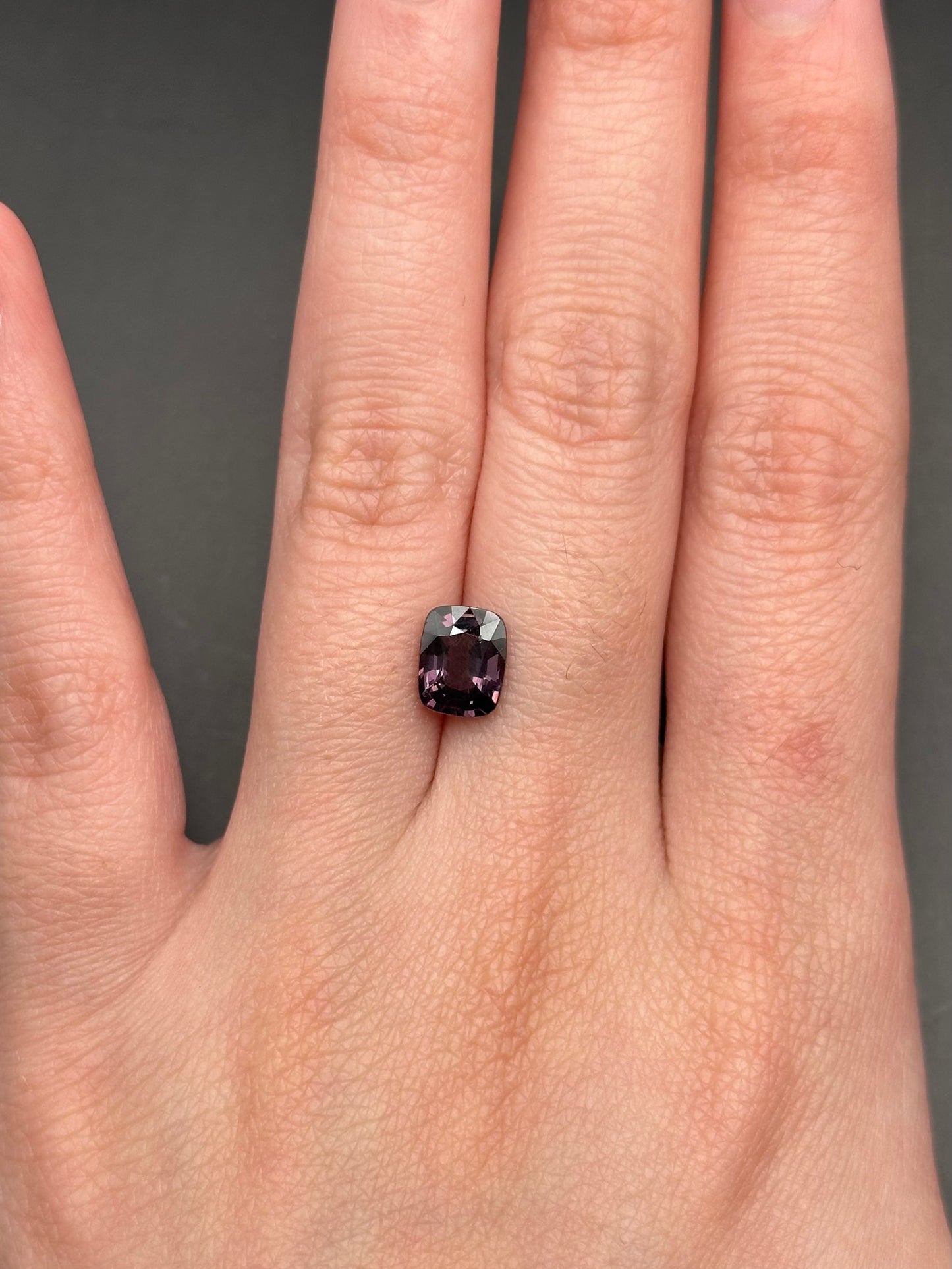 Purple Spinel (cushion) - 1.48 ct