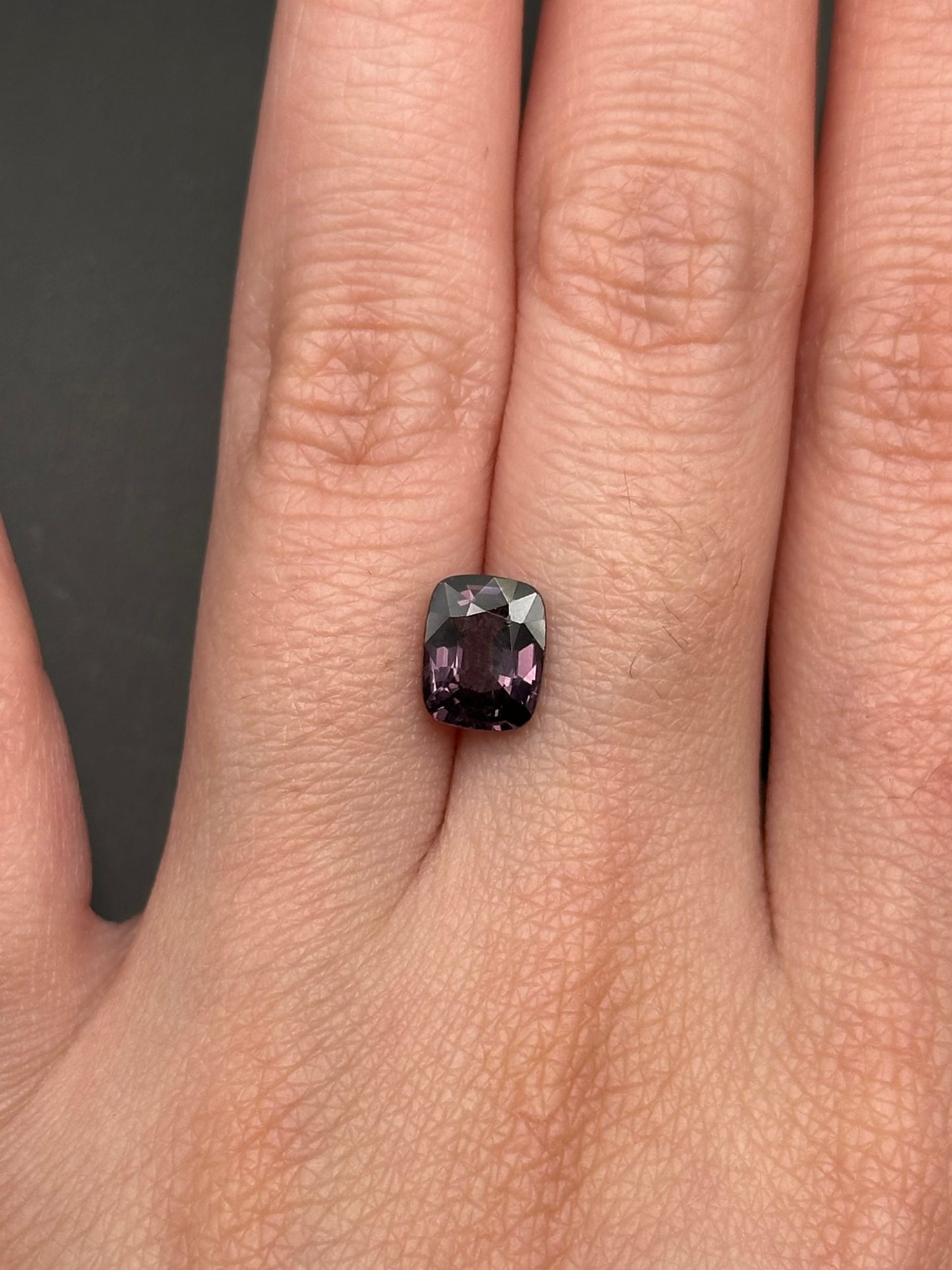Purple Spinel (cushion) - 1.48 ct
