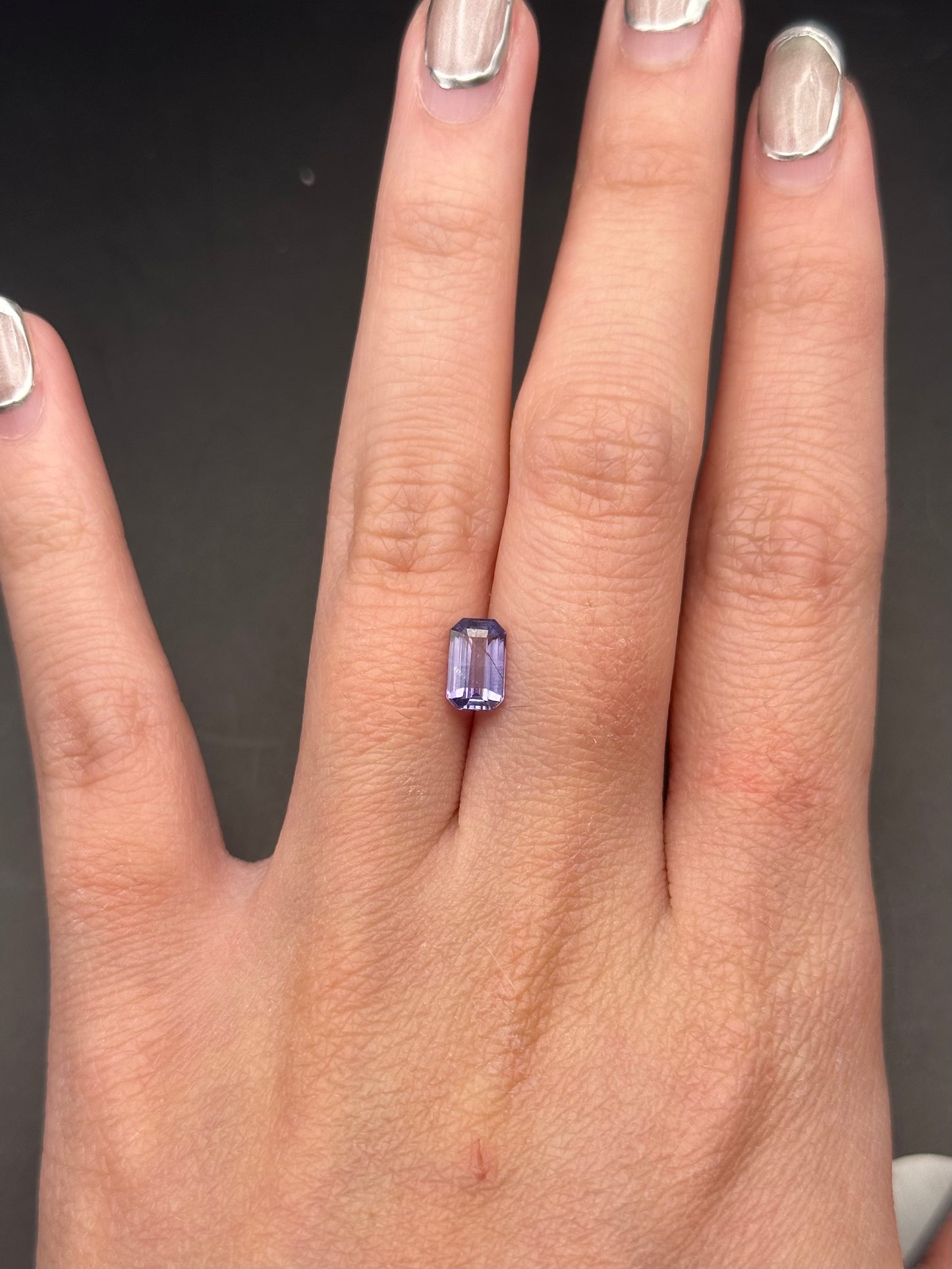 purple sapphire (emerald) 1.01 ct