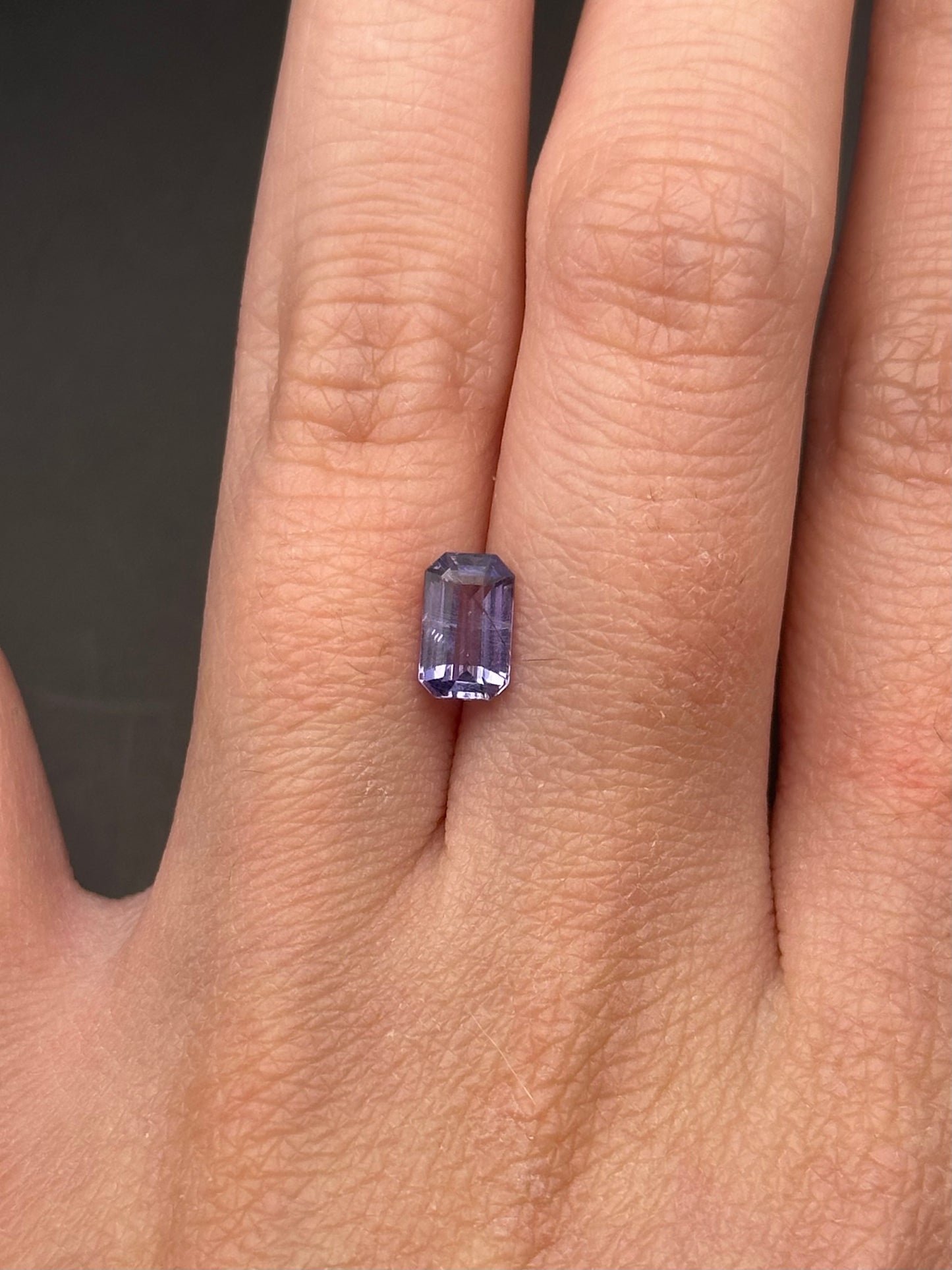purple sapphire (emerald) 1.01 ct