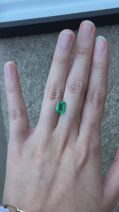Zambian Emerald (emerald cut) - 1.7 ct