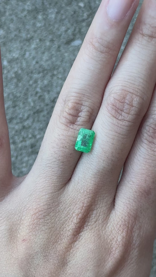 Colombian Emerald (emerald cut) - 1.15 ct
