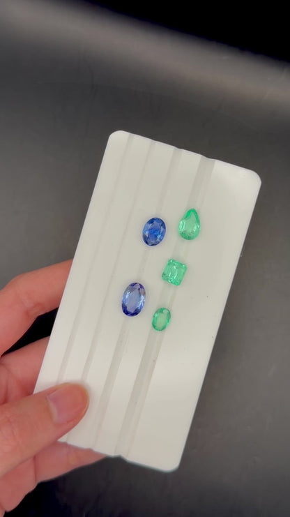 Emerald, Sapphire & Tanzanite